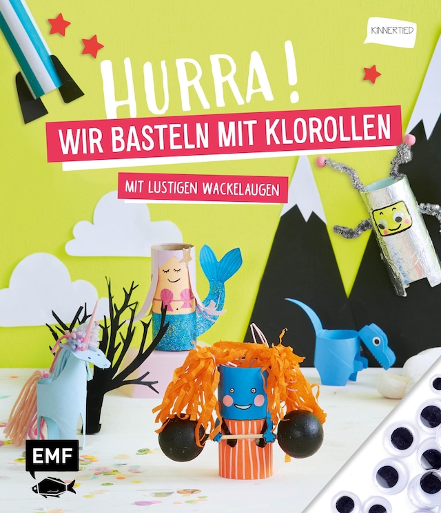 Buchcover für Hurra! Wir basteln mit Klorollen