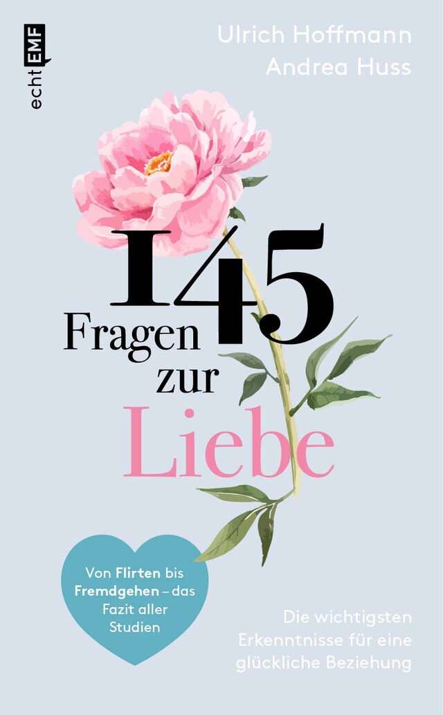 Kirjankansi teokselle 145 Fragen zur Liebe – Die wichtigsten Erkenntnisse für eine glückliche Beziehung