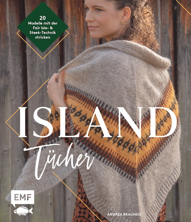 Buchcover für Island-Tücher stricken