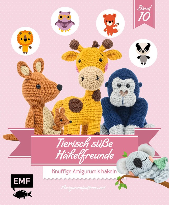 Buchcover für Tierisch süße Häkelfreunde 10