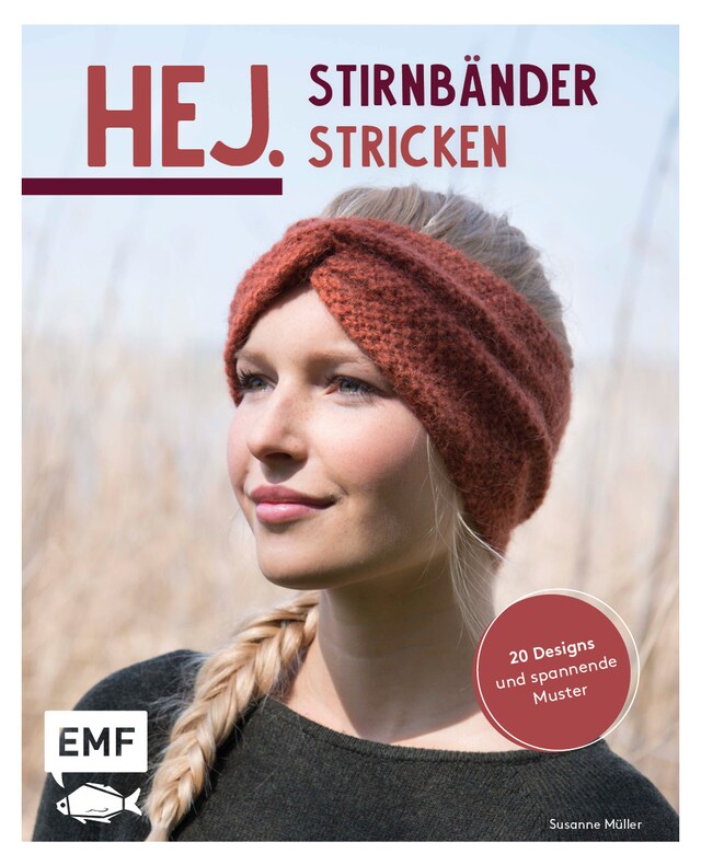 Buchcover für Hej. Stirnbänder stricken