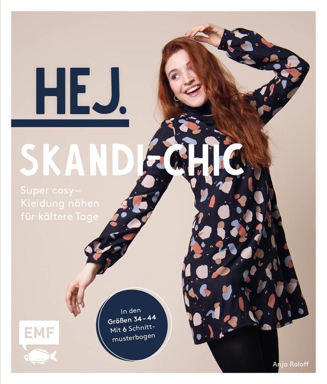 Kirjankansi teokselle Hej. Skandi-Chic – Super cosy – Kleidung nähen für kältere Tage