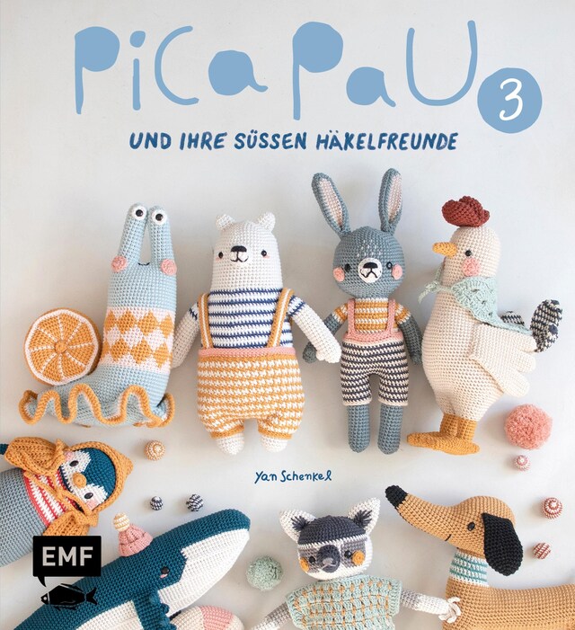 Buchcover für Pica Pau und ihre süßen Häkelfreunde – Band 3