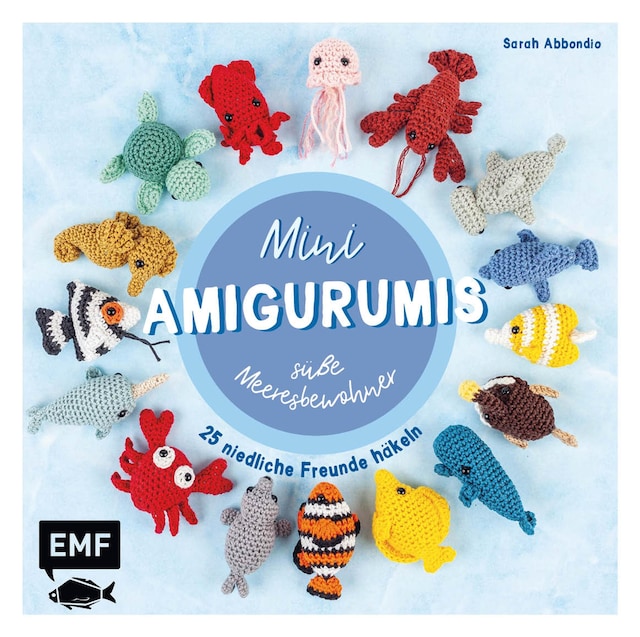 Couverture de livre pour Mini-Amigurumis – süße Meeresbewohner