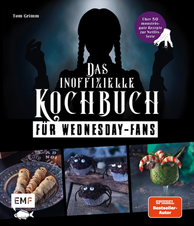 Book cover for Das inoffizielle Kochbuch für Wednesday-Fans