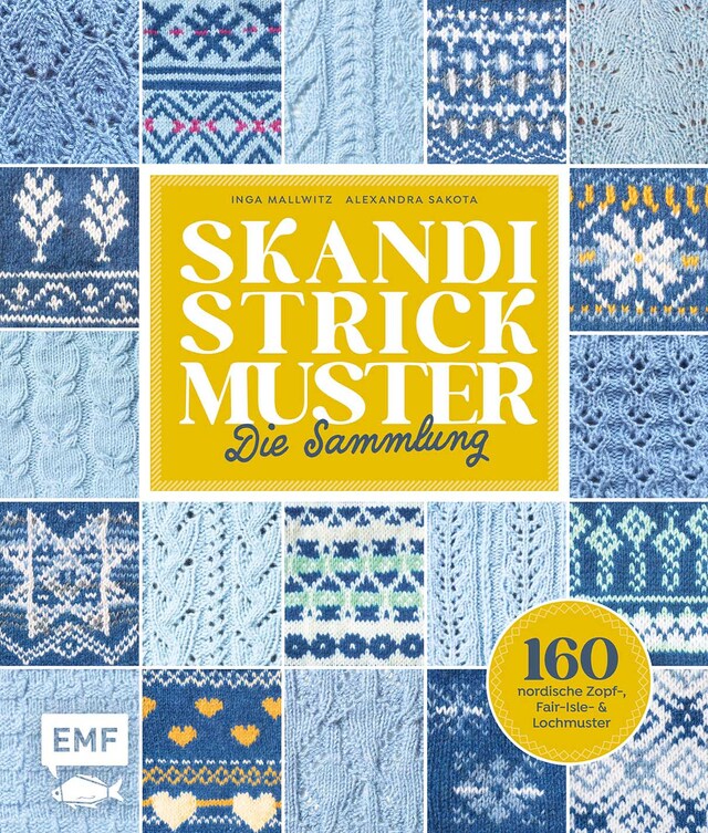 Buchcover für Skandi Strickmuster – Die Sammlung