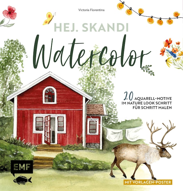 Book cover for Hej. Skandi Watercolor