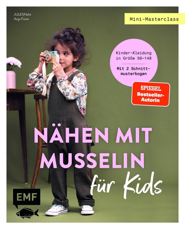 Boekomslag van Mini-Masterclass – Nähen mit Musselin für Kids