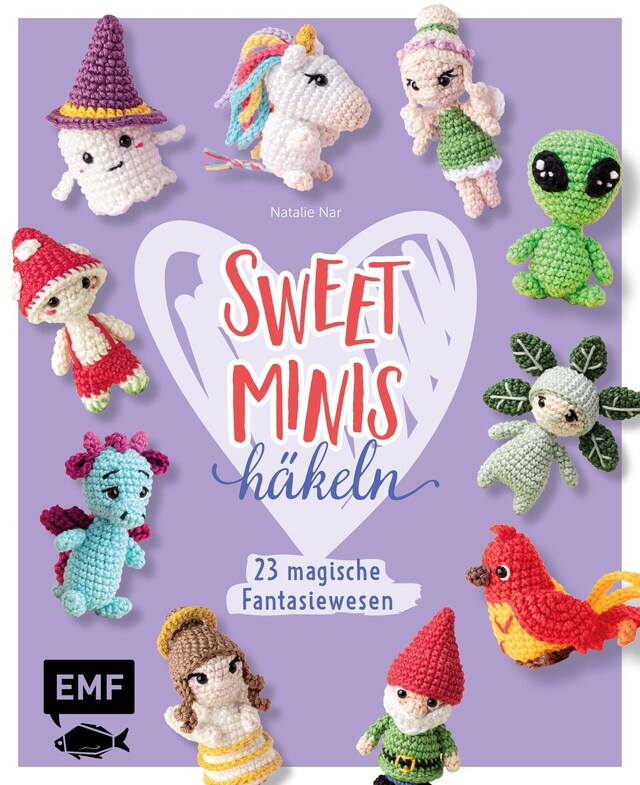 Buchcover für Sweet Minis häkeln – 23 magische Fantasiewesen