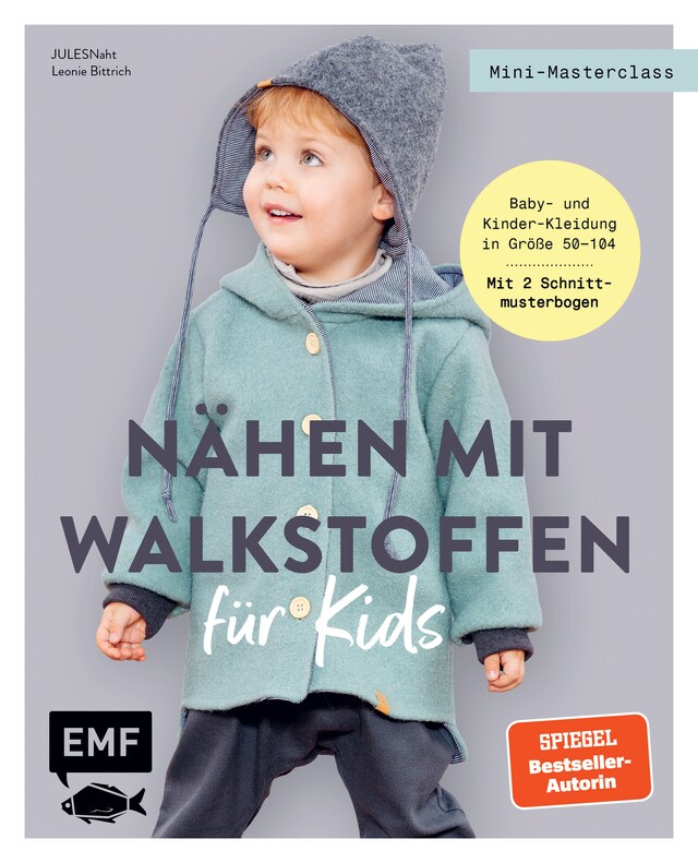 Boekomslag van Mini-Masterclass – Nähen mit Walkstoffen für Kids