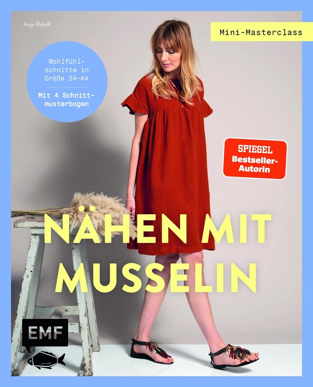 Buchcover für Mini-Masterclass – Nähen mit Musselin