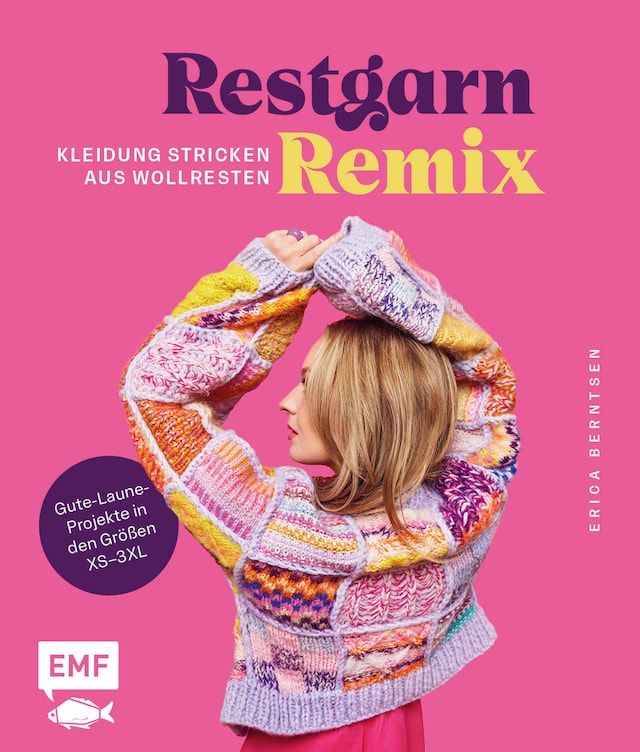 Buchcover für Restgarn-Remix – Kleidung stricken aus Wollresten