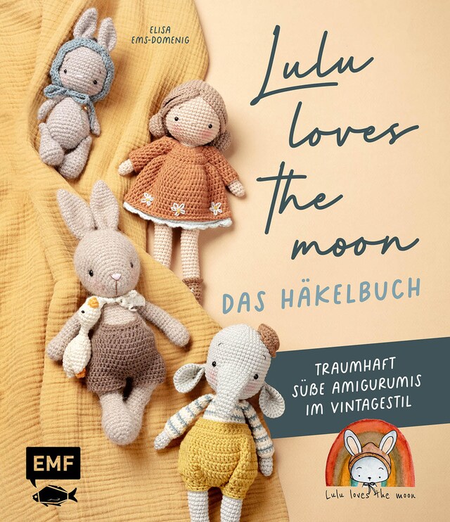 Buchcover für Lulu loves the moon – das Häkelbuch