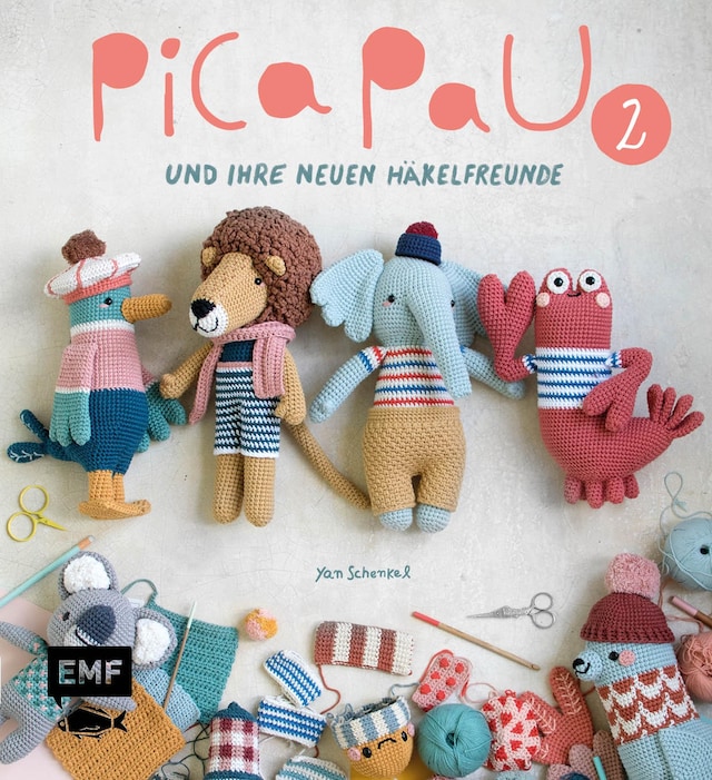 Buchcover für Pica Pau und ihre neuen Häkelfreunde – Band 2