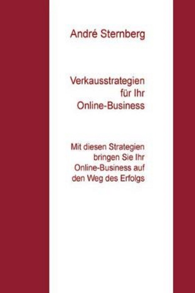 Boekomslag van Verkaufsstrategien für Ihr Online-Business