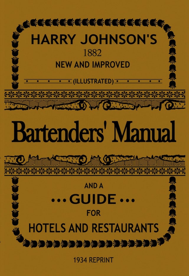 Buchcover für Bartenders' Manual