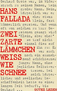 Zwei zarte Lämmchen weiß wie Schnee