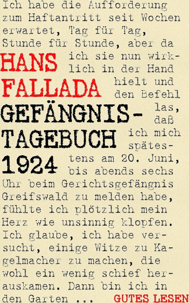 Book cover for Gefängnistagebuch 1924