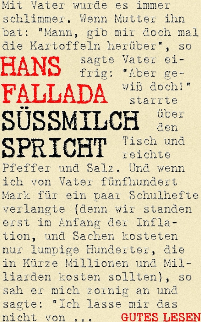 Bogomslag for Süßmilch spricht