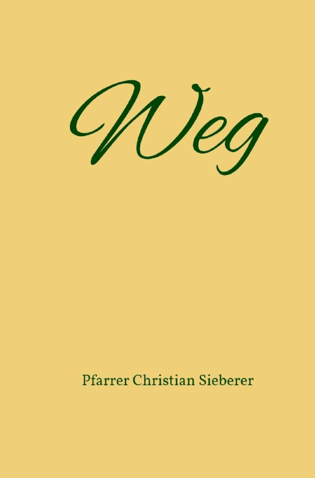 Buchcover für Weg