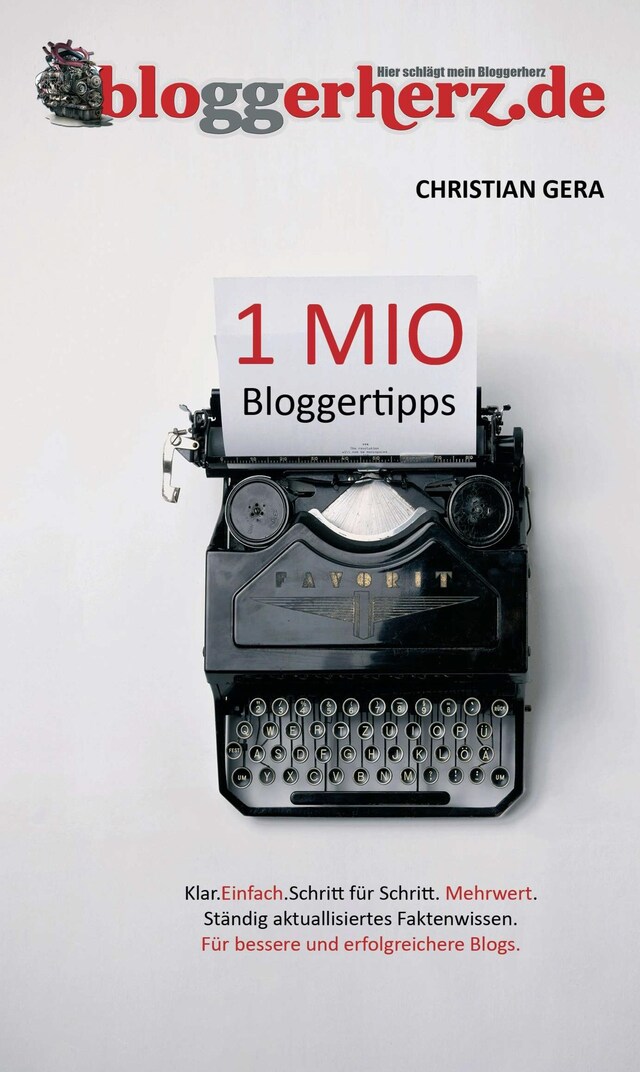 Buchcover für 1 MIO Bloggertipps