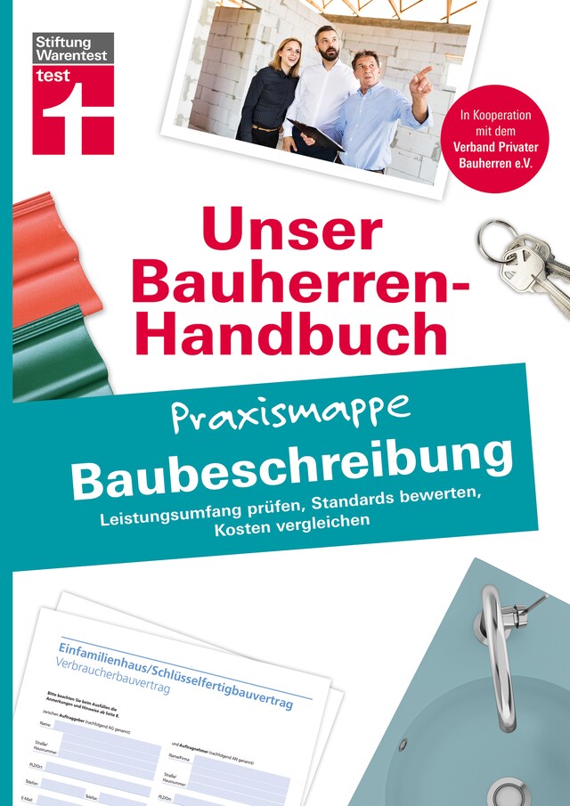 Buchcover für Bauherren Praxismappe - Baubeschreibung