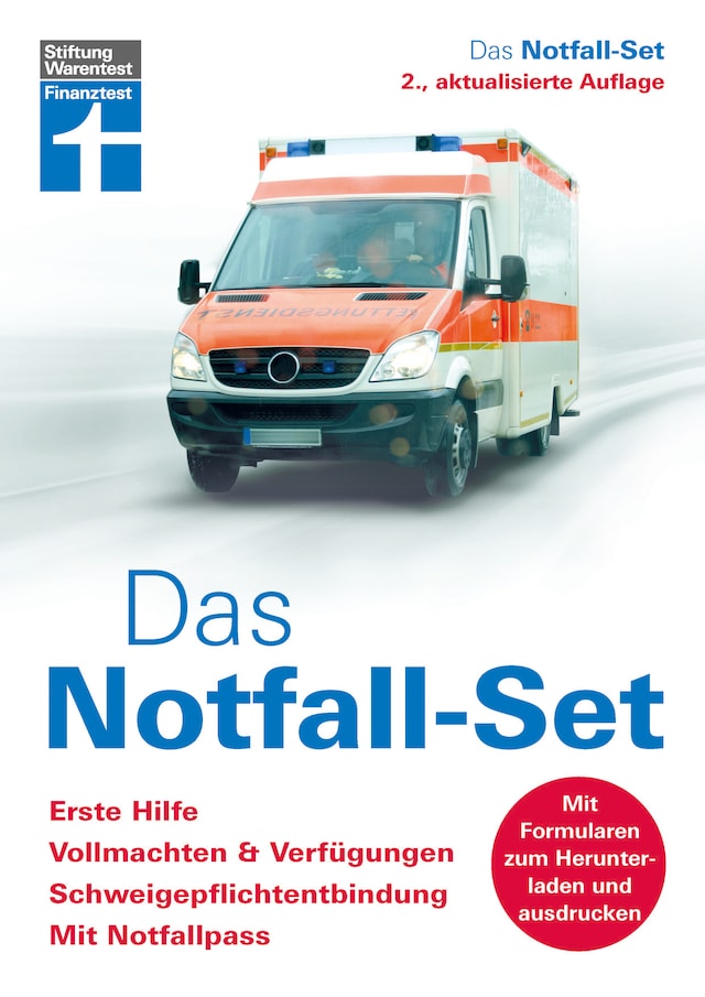 Buchcover für Das Notfall-Set - Ratgeber von Stiftung Warentest - Im Ernstfall gut vorbereitet