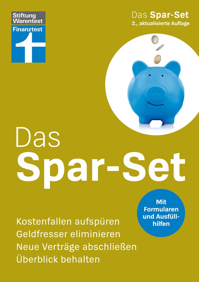 Kirjankansi teokselle Das Spar-Set – in vier Schritten zum Sparerfolg, mit selbstrechnendem Haushaltsbuch