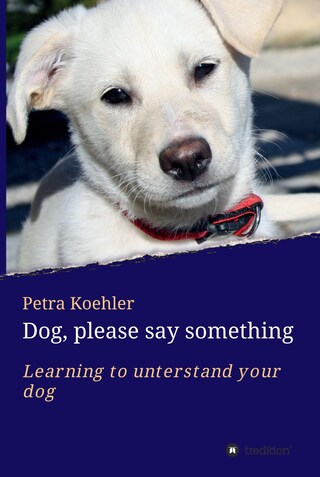 Dog, please say something bookCoverFor