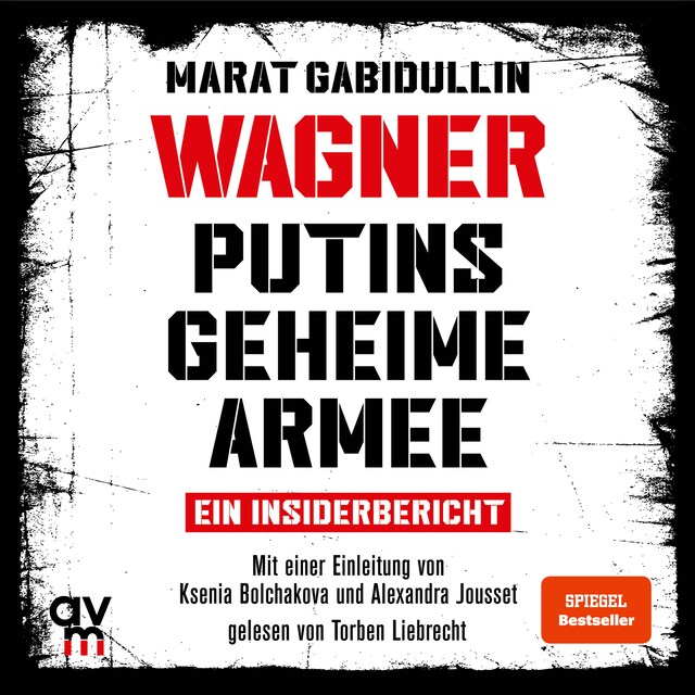 Kirjankansi teokselle WAGNER – Putins geheime Armee