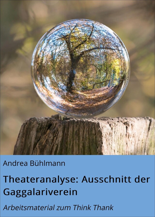 Boekomslag van Theateranalyse: Ausschnitt der Gaggalariverein