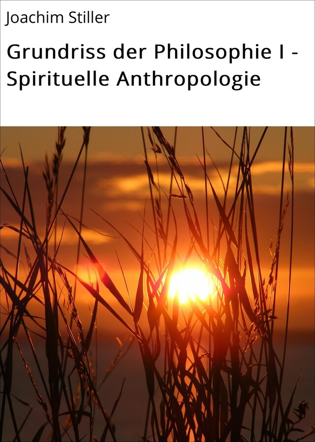 Buchcover für Grundriss der Philosophie I - Spirituelle Anthropologie