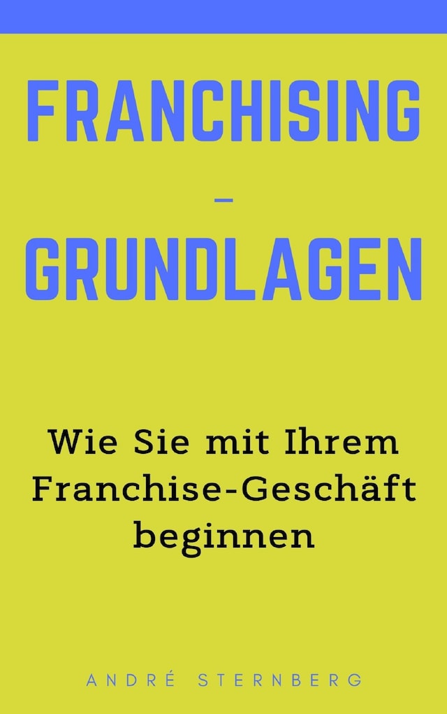 Okładka książki dla Franchising-Grundlagen