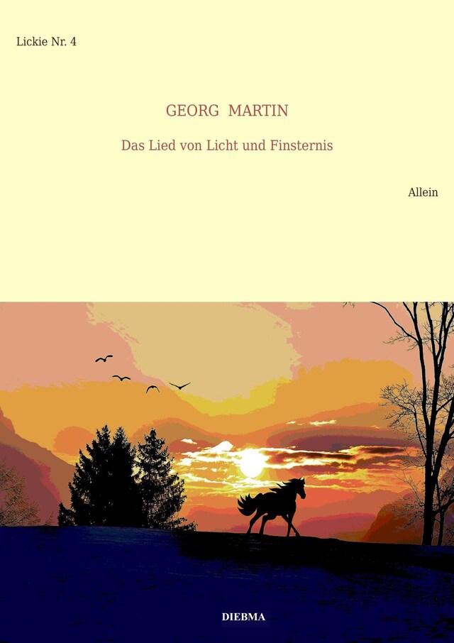 Copertina del libro per Das Lied von Licht und Finsternis (Lickie-Edition)