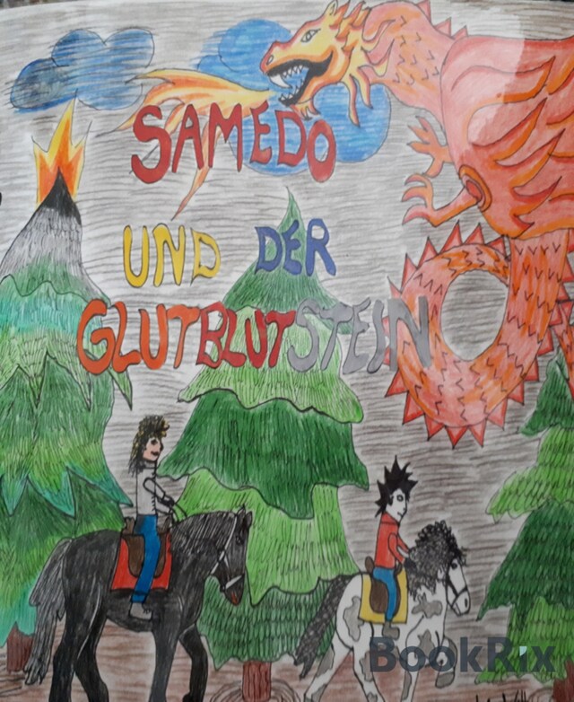 Book cover for Samedo und der Glutblutstein