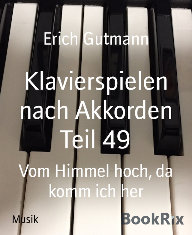 Book cover for Klavierspielen nach Akkorden Teil 49