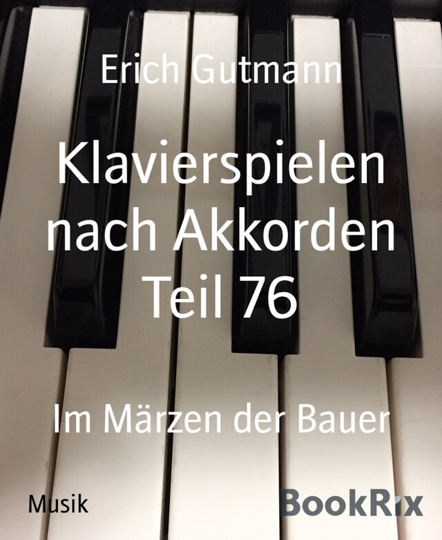 Book cover for Klavierspielen nach Akkorden Teil 76