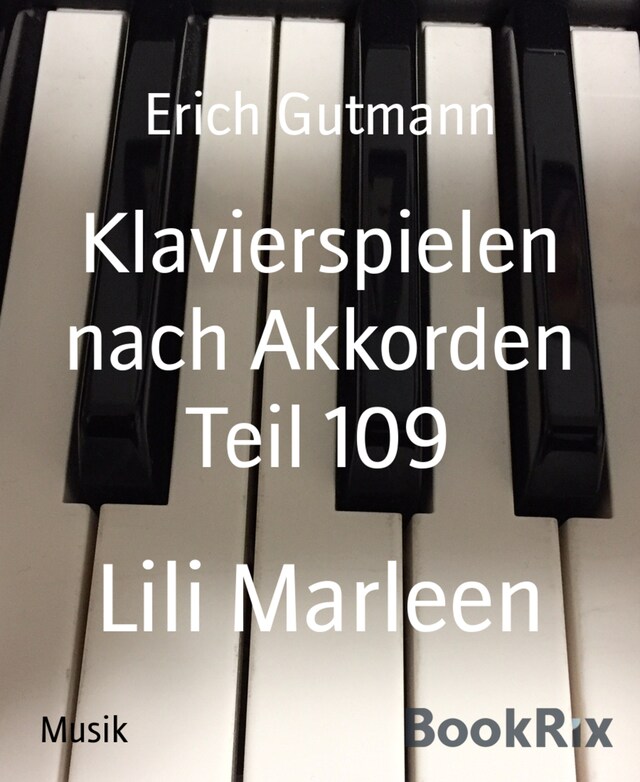 Book cover for Klavierspielen nach Akkorden Teil 109