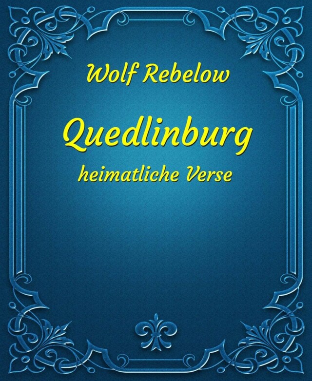 Buchcover für Quedlinburg - heimatliche Verse