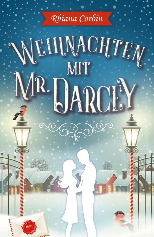 Buchcover für Weihnachten mit Mr. Darcy