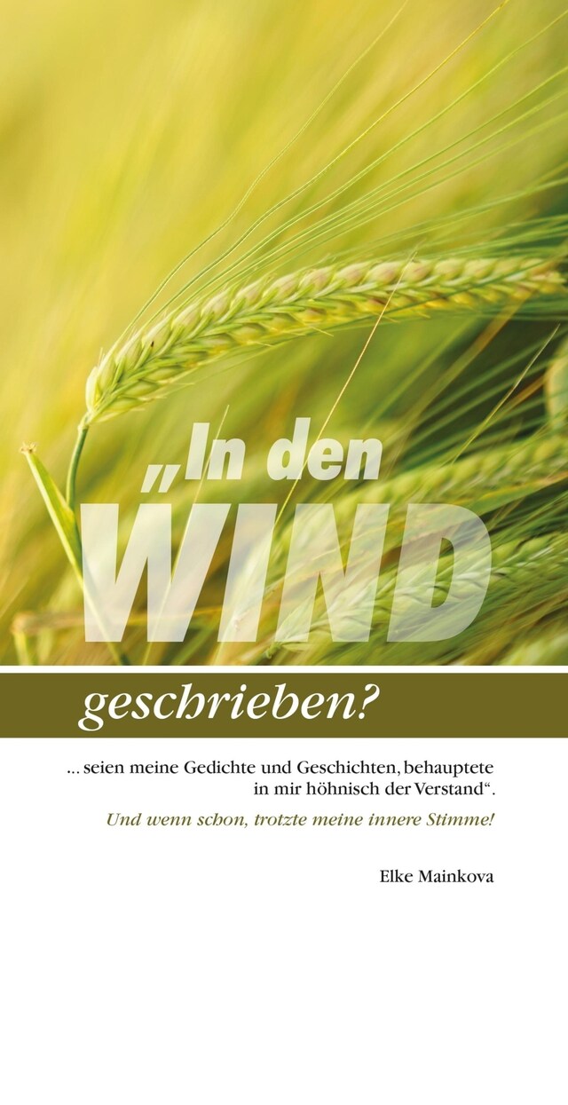Okładka książki dla In den Wind geschrieben?