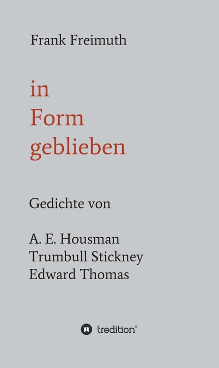 in Form geblieben bookCoverFor