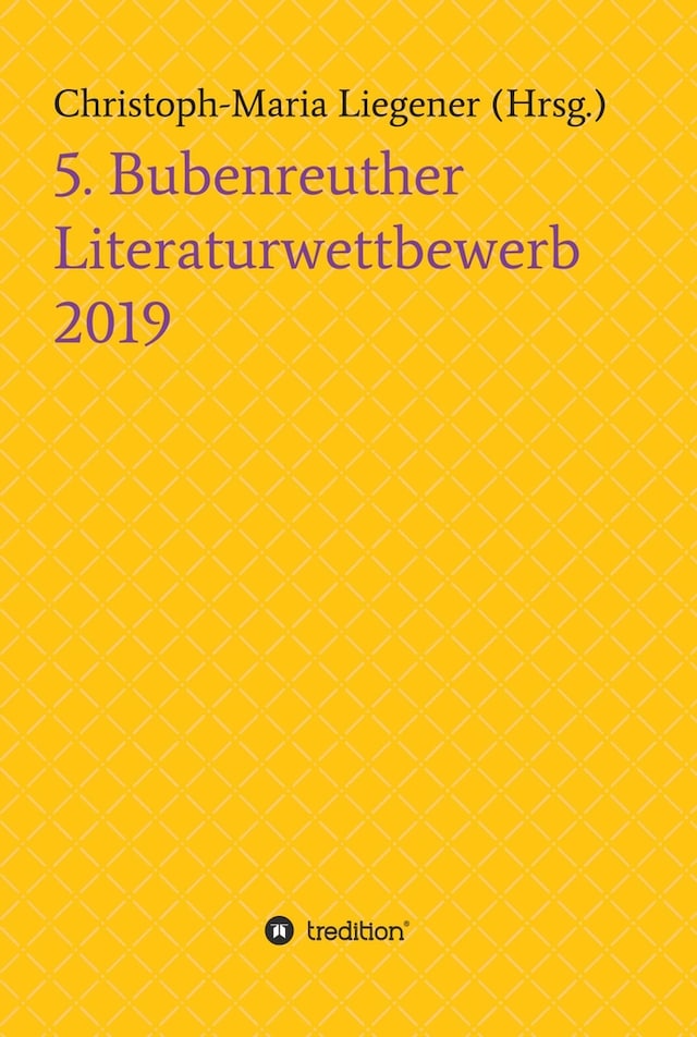 Buchcover für 5. Bubenreuther Literaturwettbewerb