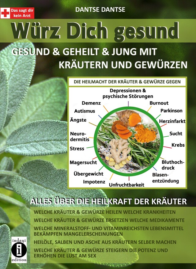 Kirjankansi teokselle Würz Dich gesund