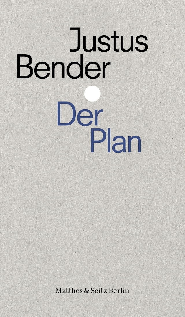 Kirjankansi teokselle Der Plan