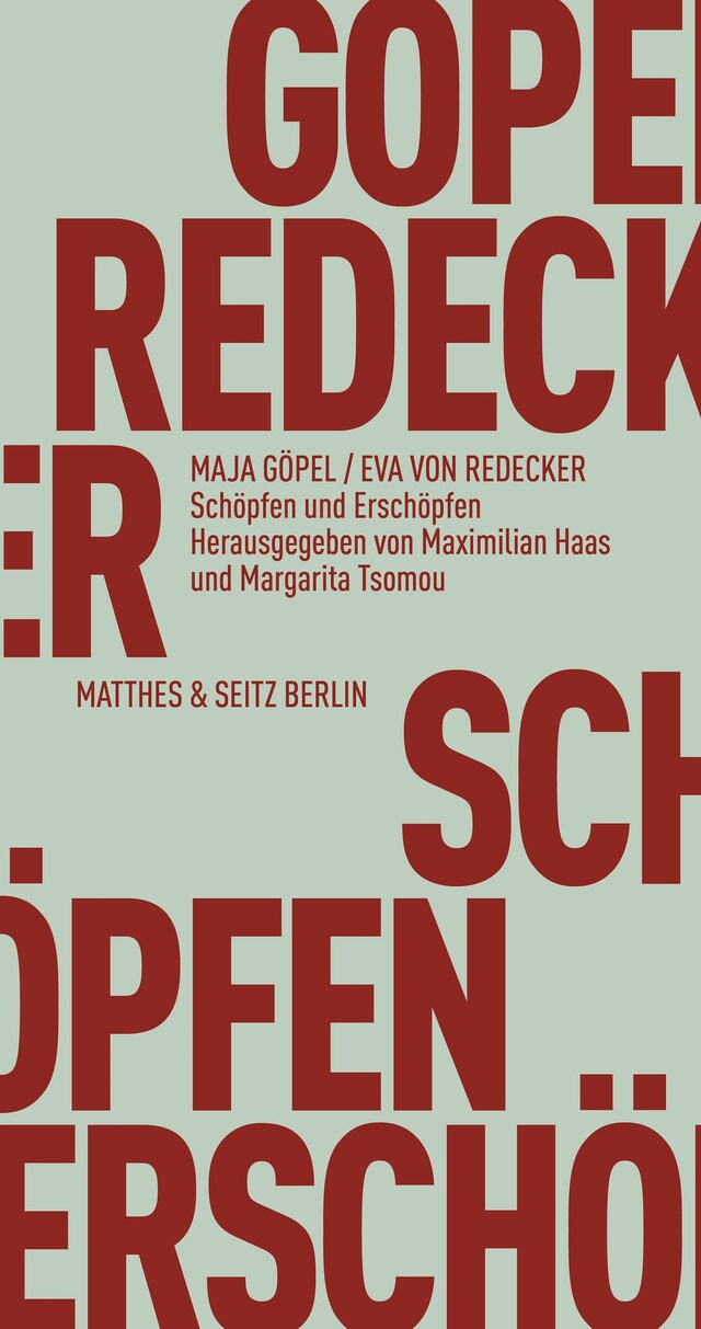 Book cover for Schöpfen und Erschöpfen