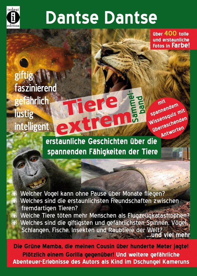 Kirjankansi teokselle Tiere extrem! Erstaunliche Geschichten über die spannenden Fähigkeiten der Tiere: Der Sammelband