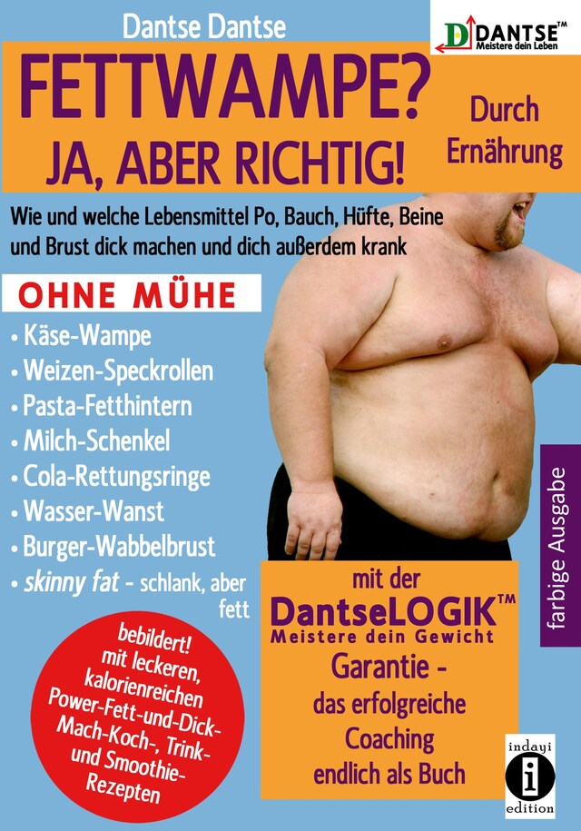 Buchcover für Fettwampe? Ja, aber richtig!