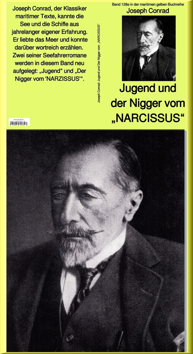 Book cover for Jugend und Der Nigger vom "NARCISSUS" - Band 128e in der maritimen gelben Buchreihe bei Jürgen Ruszkowski