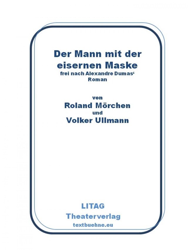 Buchcover für Der Mann mit der eisernen Maske